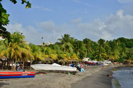 Schoelcher, Martinique, France - august 29 2015 : the picturesque seasideのeditorial素材