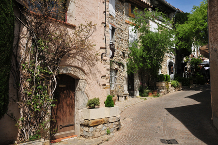 Le Castellet, France - april 20 2016 : the picturesque village in spring