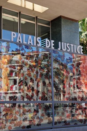 the modern law court, Frejus, Franceの写真素材