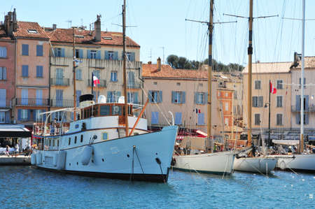 Saint Tropez; France - april 18 2016 : the picturesque portのeditorial素材
