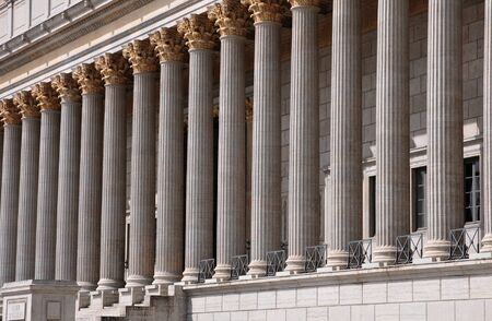 Lyon, France - april 13 2016: the neoclassical law court