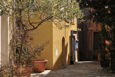 Ramatuelle, France - april 16 2016 : the picturesque village in spring
