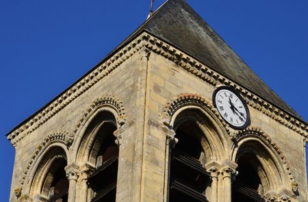 the Saint Severin church in Oinville sur Montcient, France