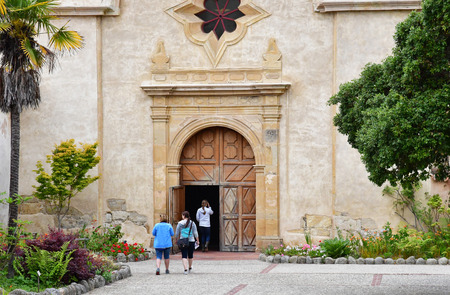 Carmel, USA - july 14 2016 : the catholic missionのeditorial素材