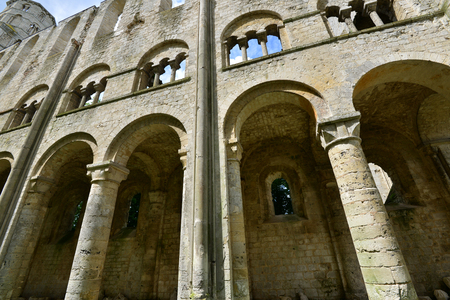 Jumieges, France - june 22 2016 : the Saint Pierre abbeyのeditorial素材