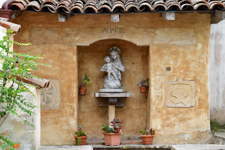 Carmel, USA - july 14 2016 : the catholic missionのeditorial素材