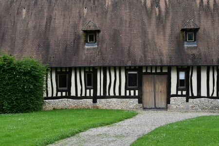 Saint Wandrille Rancon, France - june 22 2016 : the Saint Wandrille abbeyの写真素材