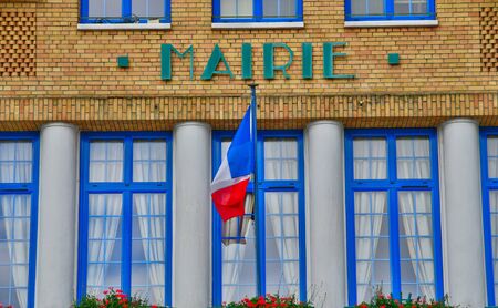 Le Mesnil Esnard, France - june 22 2016 : the city hallのeditorial素材