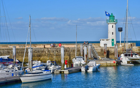La Flotte, France - september 25 2016 : boats in the picturesque portのeditorial素材