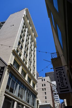 San Francisco; USA - july 13 2016 : street in the city centerのeditorial素材