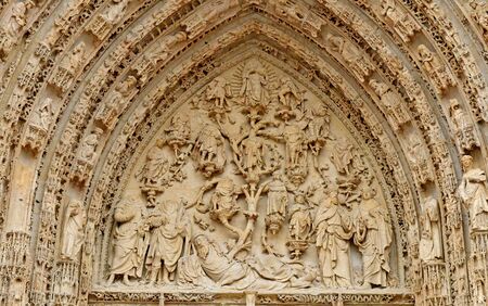 Rouen, France - november 26 2016 : the historical cathedral