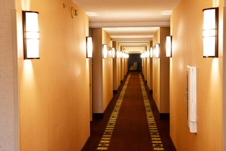 Scottsdale, USA - july 7 2016 : hall in an hotel in the city centerのeditorial素材