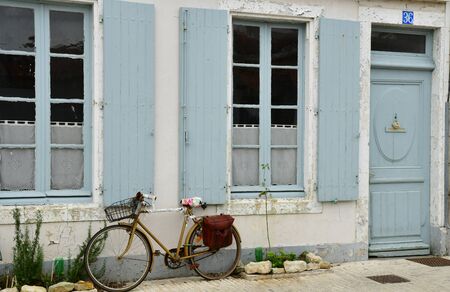 Ars en Re, France - september 26 2016 : the picturesque village in autumnのeditorial素材