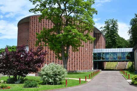 Neufchatel en Bray, France - june 23 2016 : the theaterのeditorial素材