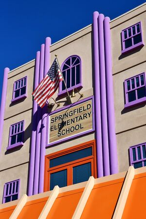 Los Angeles, Hollywood, USA - july 16 2016 : the Universal studios parkのeditorial素材