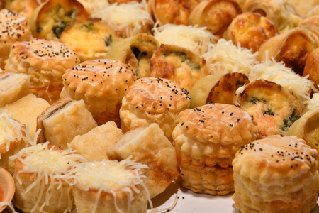 Saint Germain en Laye, France - june 12 2016 : food in a caterer shopのeditorial素材