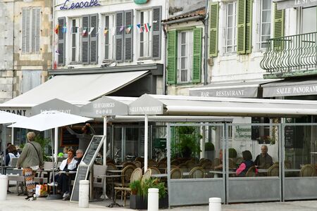 La Flotte, France - september 27 2016 : the picturesque village in autumnのeditorial素材