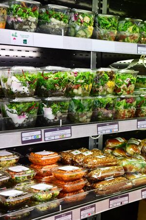 Roissy en France, France - july 6 2016 : restaurant in the Charles de Gaulle airportのeditorial素材