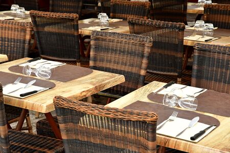 La Flotte, France - september 27 2016 : restaurantのeditorial素材