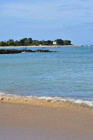 Les Portes en Re, France - september 26 2016 : the Trousse Chemise beachのeditorial素材