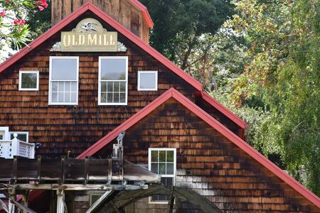 San Luis Obispo, USA - july 14 2016 : an old water millのeditorial素材