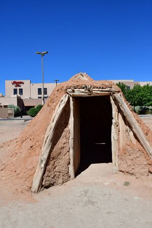 Arizona, USA - july 8 2016 :  the village of Kayenta near Monument Valleyのeditorial素材