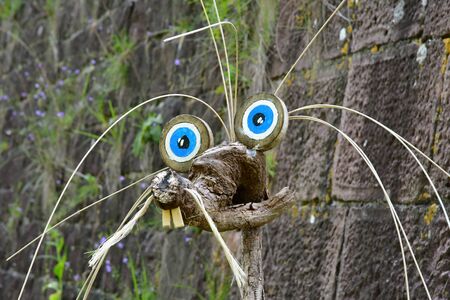 Neuf Brisach, France - july 23 2016 : exhibition  in the fortification in summerの写真素材