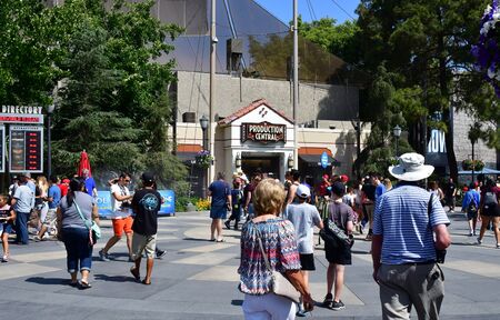 Los Angeles, Hollywood, USA - july 16 2016 : the Universal studios park