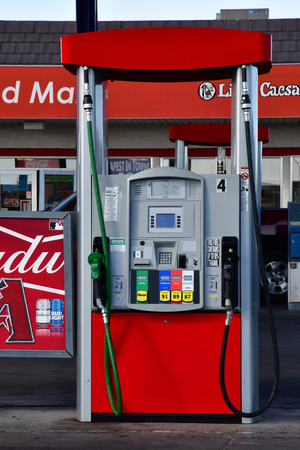 Arizona, USA - july 8 2016 : a filling station in Pageのeditorial素材