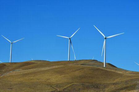 San Francisco; USA - july 13 2016 : wind turbine in the country