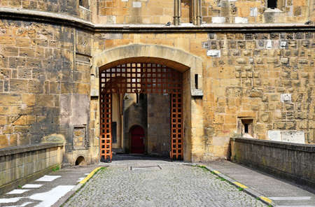 Metz, France - july 25 2016 : the picturesque porte des Allemandsのeditorial素材