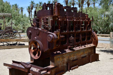 USA - july 11 2016 : the Furnace Creek ranch in the Death Valley National Park