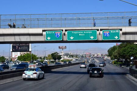 Las Vegas, USA - july 11 2016 : the interstate 15