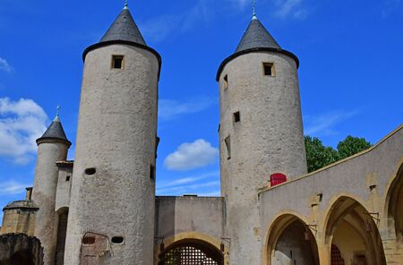 Metz, France - july 25 2016 : the picturesque porte des Allemandsのeditorial素材
