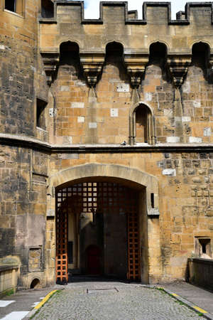 Metz, France - july 25 2016 : the picturesque porte des Allemandsのeditorial素材