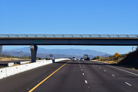 Phoenix, USA - july 7 2016 : the interstate 17 near Phoenixのeditorial素材