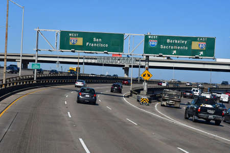 San Francisco; USA - july 13 2016 : cars on the roadのeditorial素材