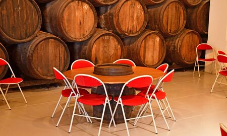 Epernay, France - july 26 2016 : the Champagne Castellane, a famous manufacturerのeditorial素材