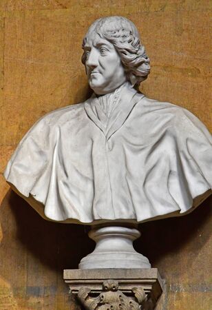 Metz, France - july 25 2016 :statue in the Saint Etienne cathedralのeditorial素材