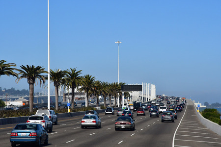 San Francisco; USA - july 13 2016 : cars on the road
