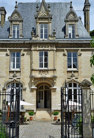 Epernay, France - july 26 2016 : Avenue de Champagne, the street of Champagne manufacturerのeditorial素材
