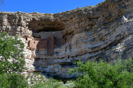 Arizona, USA - july 7 2016 : the Montezuma castle between Phoenix and Flagstaffのeditorial素材