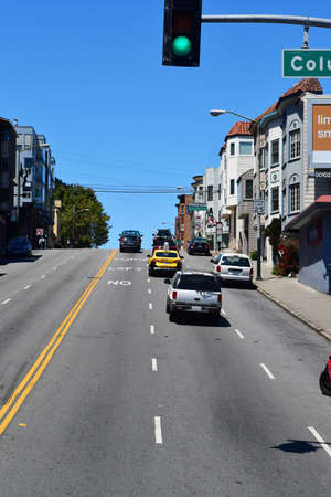 San Francisco; USA - july 13 2016 : street in the city center