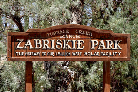 USA - july 11 2016 : the Furnace Creek ranch in the Death Valley National Parkのeditorial素材