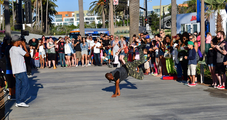 Santa Monica, California, USA - july 15 2016 : the picturesque city in summerのeditorial素材