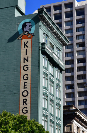 San Francisco; USA - july 13 2016 : street in the city centerのeditorial素材