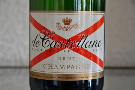 Epernay, France - july 26 2016 : the Champagne Castellane, a famous manufacturerのeditorial素材