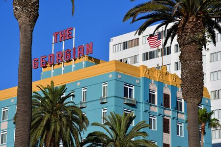 Santa Monica, California, USA - july 15 2016 : the Georgian hotelのeditorial素材