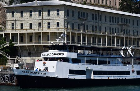 San Francisco; USA - july 13 2016 : the Alcatraz jailのeditorial素材