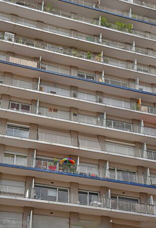 Metz, France - july 25 2016 : building in the city centreのeditorial素材